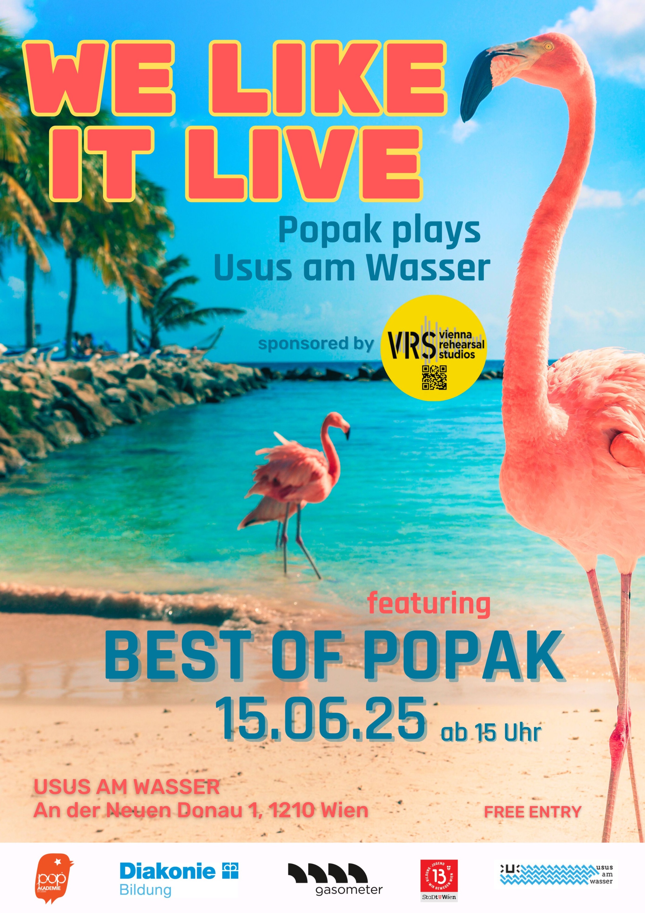 WE LIKE IT LIVE 25 - Popak plays Usus am Wasser
